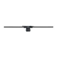 American Lighting 24 Light 48' Black (Medium Screw Base) Commercial Grade Empty Light String